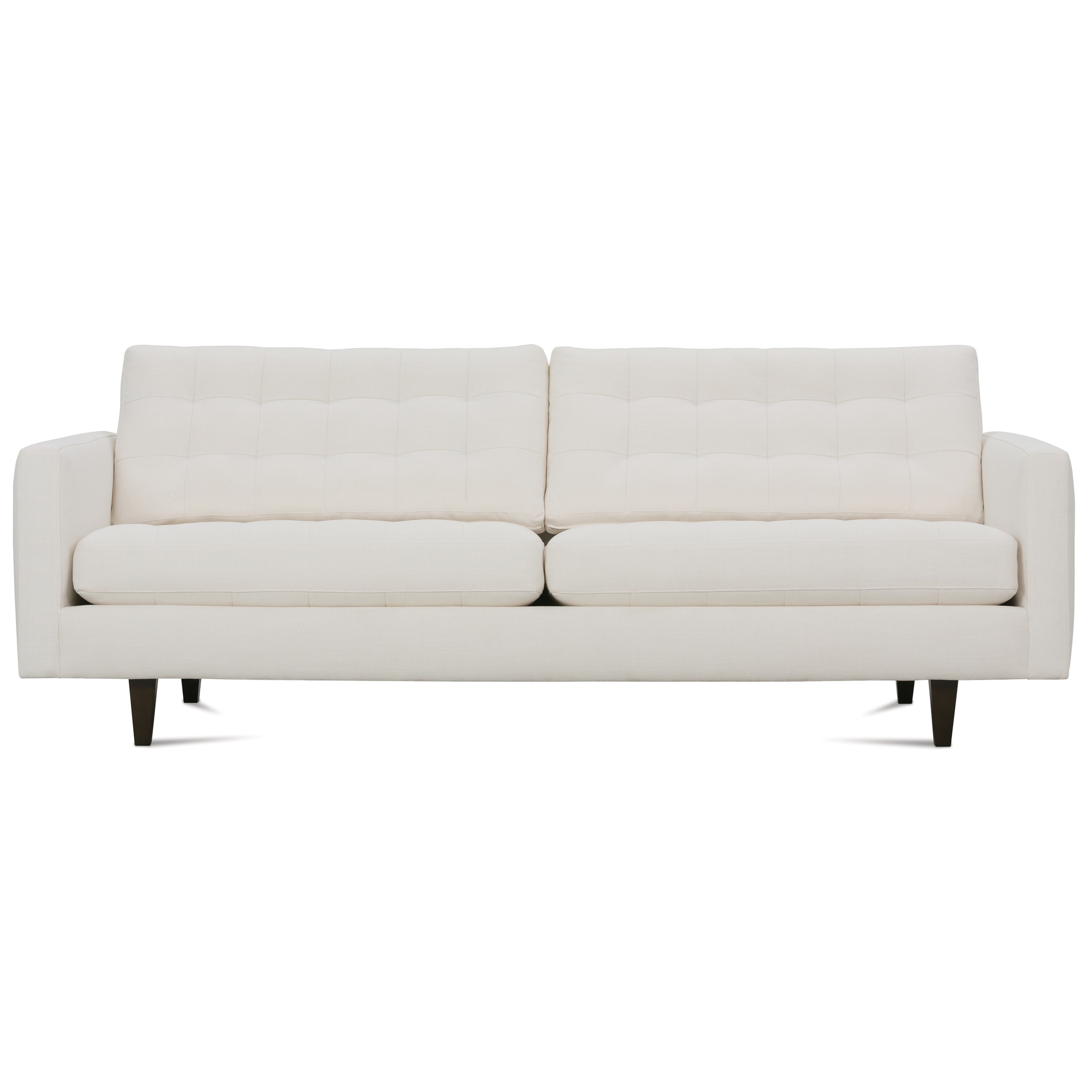 Rowe Modern Mix MD1202C002 Contemporary Sofa with Tufted Seat and